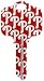 Philadelphia Phillies Kwikset KW1 House Key