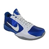 Nike Men's NIKE ZOOM KOBE V TB BASKETBALL SHOES 12 (VARSITY ROYAL/WHITE/MTLLC SLVR)