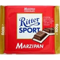 Ritter Sport Marzipan Dark Chocolate 100g Bar