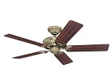Hunter 52 Ceiling Fan Cape Breton Antique Brass 21301