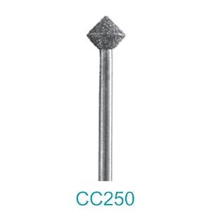 Buy CC250 - 200 Grit Diamond Bur - 3 32 Shank (Made In USA) - Diamond Shaped Diamond... now!