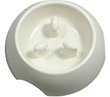 Slow Down! Small Dog Feeding Bowl Slow Feed Pet Bowl. Train Your Puppies to Eat Slower, Better Eating Habit.