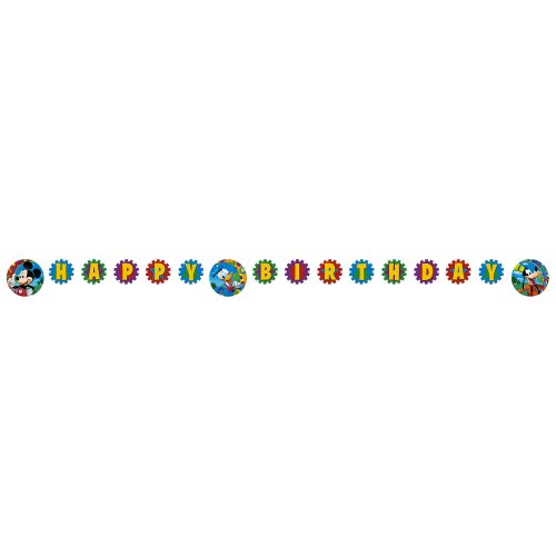 Disney's Mickey Mouse Clubhouse Plastic Banner 6 1/2 x 7 3/4 ft.