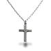 Jewelry : Eve's Addiction Sterling Silver Cross Necklace