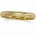 10K Yellow Gold Light Milgrain Band - 3mm