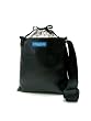 TESAGE Yukiko Sato New York, V1SL Leather-look Zen Black '11 KIKU, crossbody Vela purse