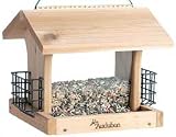 Bird Feeder, Audubon Professional Wood Hanging Feeder W/ Suet