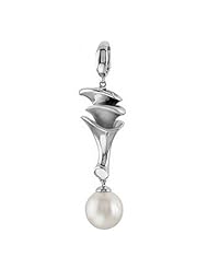 Sterling Silver Artistic Pearl Pendant Enhancer