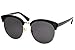 O2 Eyewear 97018XL Premium Oversize Cats eye Womens Mens Mirror Funky Flat Sunglasses