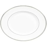 Vera Wang by Wedgwood Grosgrain 15.25-Inch Oval Platter