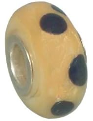 Fenton Art Glass Leopard Diva Bead Charm