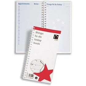 5 Star Office Things To Do Today Book Wirebound 6 Months 115 Pages 280x140mm