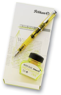 Pelikan 205 Classic Highlighter Duo Pen Sets - Yellow 975524