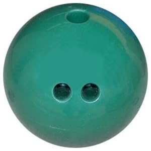 Buy 5 lb. Dark Green Rubberized Plastic Bowling Ball from Cosom&reg;