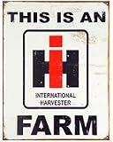International Harvester Farm Sign Metal-Tin Signs