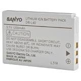 Sanyo DB-L40AU Lithium-Ion Battery for HD1, HD1A & HD2 Camcorders