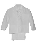 White Baby Boy & Boys Tuxedo Suit, Special occasion suit, Jacket, Shirt, Vest, Tie & Pants