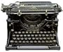 Underwood Typewriter Die-Cut Photographic Magnet