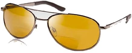 Eagle Eyes Rx-Activ Readers Outdoor Sun Readers- Aviator Model (2.5 x Magnification)
