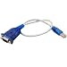 Sabrent Sbt-usc1m Hi-speed Usb 2.0 To Serial (9-pin) Db-9 Rs-232 Adapter Cable (1-foot, Blue)