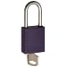 Brady Plastic Lockout/Tagout Padlock, Keyed Different, 1-3/4" Body Length, 1-1/2" Shackle Clearance