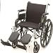 Steel Wheelchairs - Flip Back Desk Arms, 20", Elevating Legrest