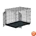 Midwest Life-Stages 48-by-30-by-33-Inch Folding Double-Door Metal Dog Crate