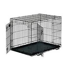 Childrens Toyshop  Pet Supplies : Midwest Life-Stages 48-by-30-by-33-Inch Folding Double-Door Metal Dog Crate