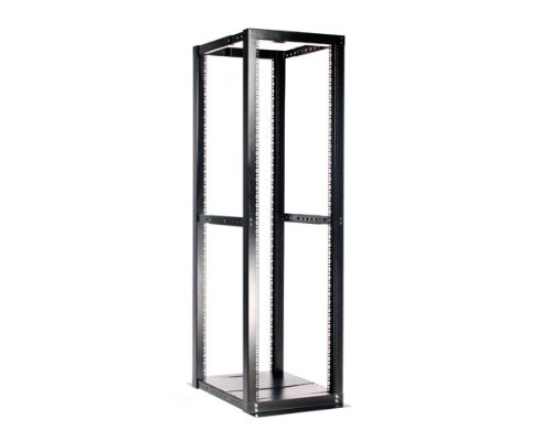 StarTechcom 42U Adjustable 4 Post Open Server Equipment Rack Cabinet Computer Case 4POSTRACKBK