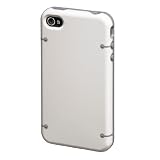 Hama Dual Handy-Cover f&uuml;r Apple iPhone 4 wei&szlig;/grau