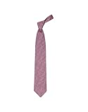 Dolce & Gabbana - Dolce & Gabbana Mauve All Over Logo Checked Woven Silk Tie
