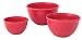 Chantal Ring Bowl 3 pc Set, Red