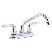 American Standard 2475.550.002 Colony Soft Double-Handle Laundry Faucet with Brass Swing Spout and Aerator, Chrome
