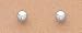 14kt White Gold Ball Earrings