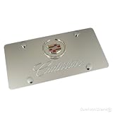 Cadillac Chrome Logo + Name On Polished Chrome Plate Cadillac Chrome Logo + Name On Polished Chrome Plate