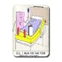 Londons Times Funny Society Cartoons - Literary Surgery - Light Switch Covers - single toggle switch