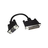 Serial Adaptor Cable, 25 Way D Male to 9 Way D Female (flexible 0.15m)
