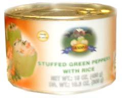 Stuffed Green Peppers (Gradina) 15oz by parthenonfoods.com