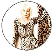 BLONDIE - Leopard - Button / Pin