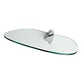 Ara Peach Shelf Kit - Clear/ Silvertone (16x9")