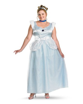 Cinderella Deluxe Adult Plus Costume