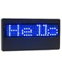 Programmable Scrolling Blue LED Name Tag