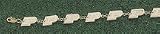 Purdue Boilermakers Motion P 7 Bracelet -14KT Gold Jewelry