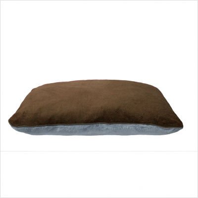JLA Pets Soft Touch Aqua/Mocha Microtec Pet Pillow, 27 by 36-Inch