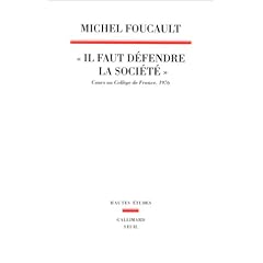 Il Faut Defendre La Societe