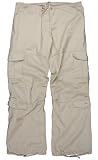 Women's Stone Vintage Paratrooper Cargo Pants with Draw String