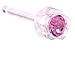 Rose Medical Plastic Earrings title=
