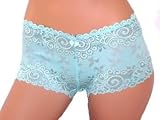 1st Fantasies Women's Tanga Soft Sexy Stretch Lace Boyshorts (9 colors)