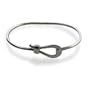 Sterling Silver Hook and Eye Bangle Bracelet