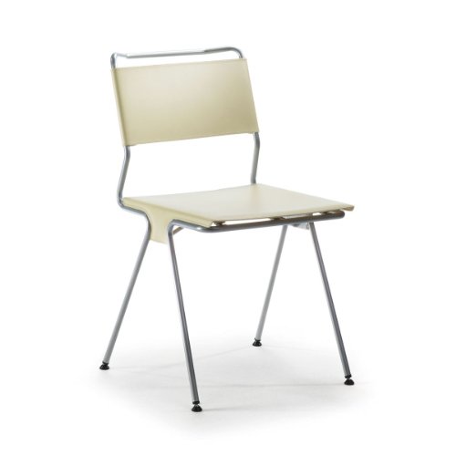 Esszimmer-Stuhl My Selection in Echt Leder , Bezug:Echtleder Creme